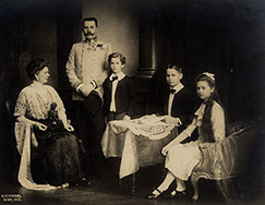Franz Ferdinand and family